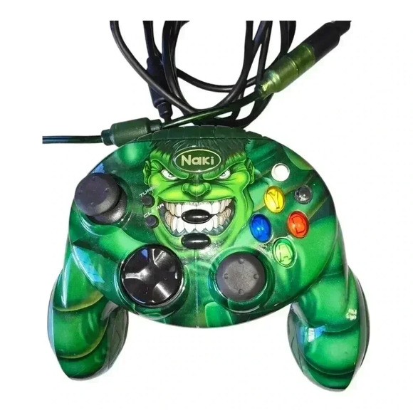 Naki *READ* The Incredible Hulk HULK-PAD Analog Controller For XBOX Model: 80700 - Picture 2 of 13